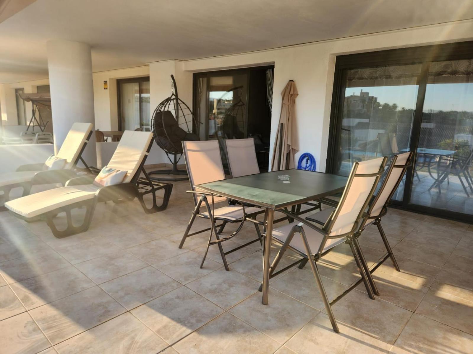 Bajo Con Vistas A La Piscina En Valle Del Este Golf Vera Exteriör bild